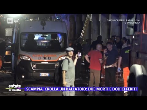 Scampia, crolla un ballatoio: due morti e dodici feriti - Estate in diretta 23/07/2024