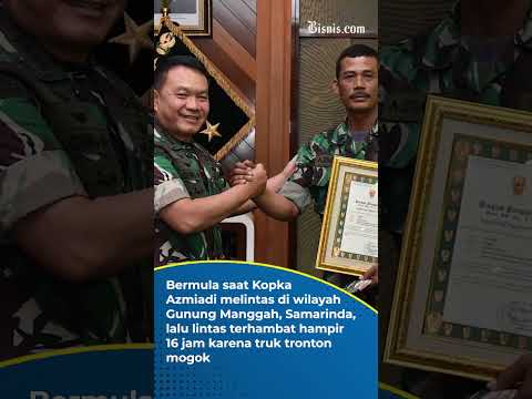 Gadaikan Motor untuk Evakuasi Truk Mogok, Anggota TNI Ini Mendapat Kenaikan Pangkat Luar Biasa