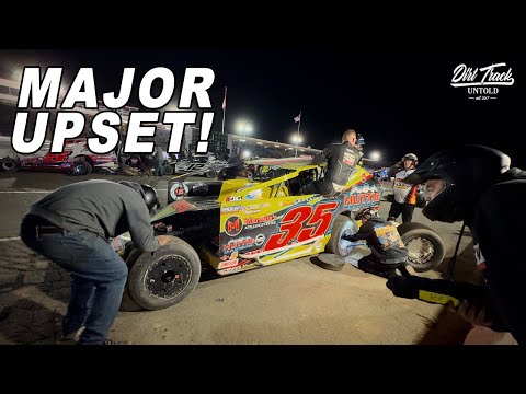 WE WRECKED OUR FAVORITE RACE CAR AT SUPER DIRT WEEK! - dirt track racing video image