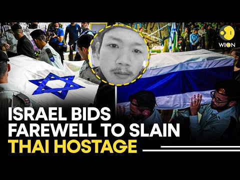 Israeli Officials Bid Farewell To Slain Thai Hostage At Ben Gurion Airport | WION LIVE