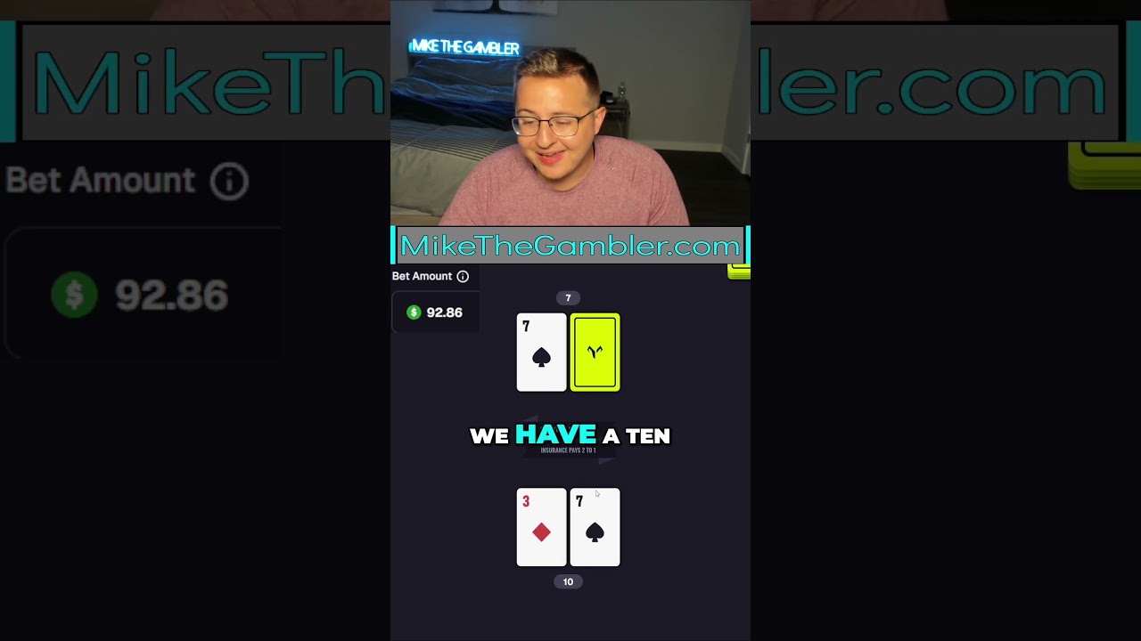 YouTube Blackjack Challenge Day 5 #gambling #blackjack #crypto