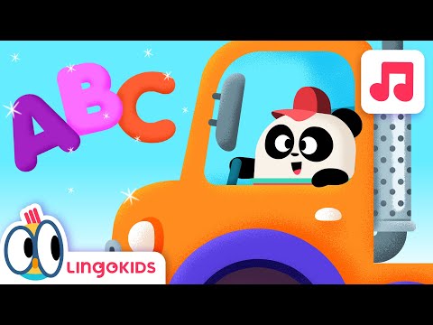 ABC Truck Song 🛻A is for Alligator B is for Billy 🎶 Lingokids ABC Song