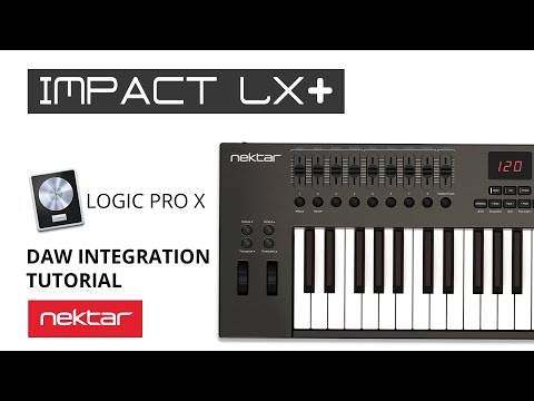 Controlling Logic Pro X with Nektar Impact LX+ | Tutorial