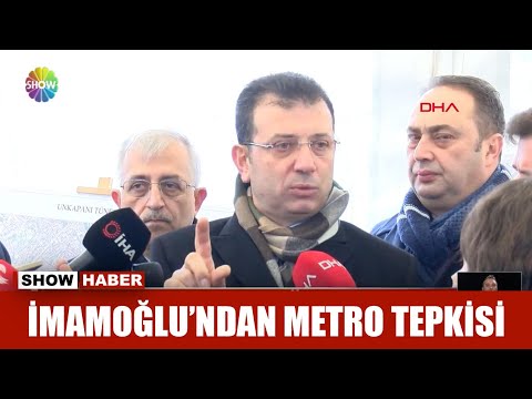 İmamoğlu'ndan metro tepkisi 