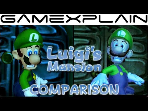 Luigi's Mansion Head-to-Head Comparison (3DS vs GameCube Graphics) - UCfAPTv1LgeEWevG8X_6PUOQ