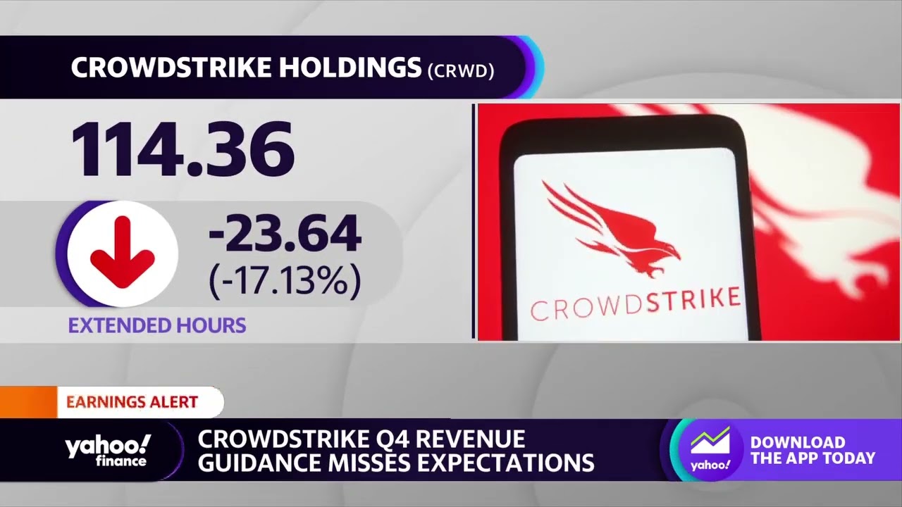 CrowdStrike stock sinks after missing revenue expectations