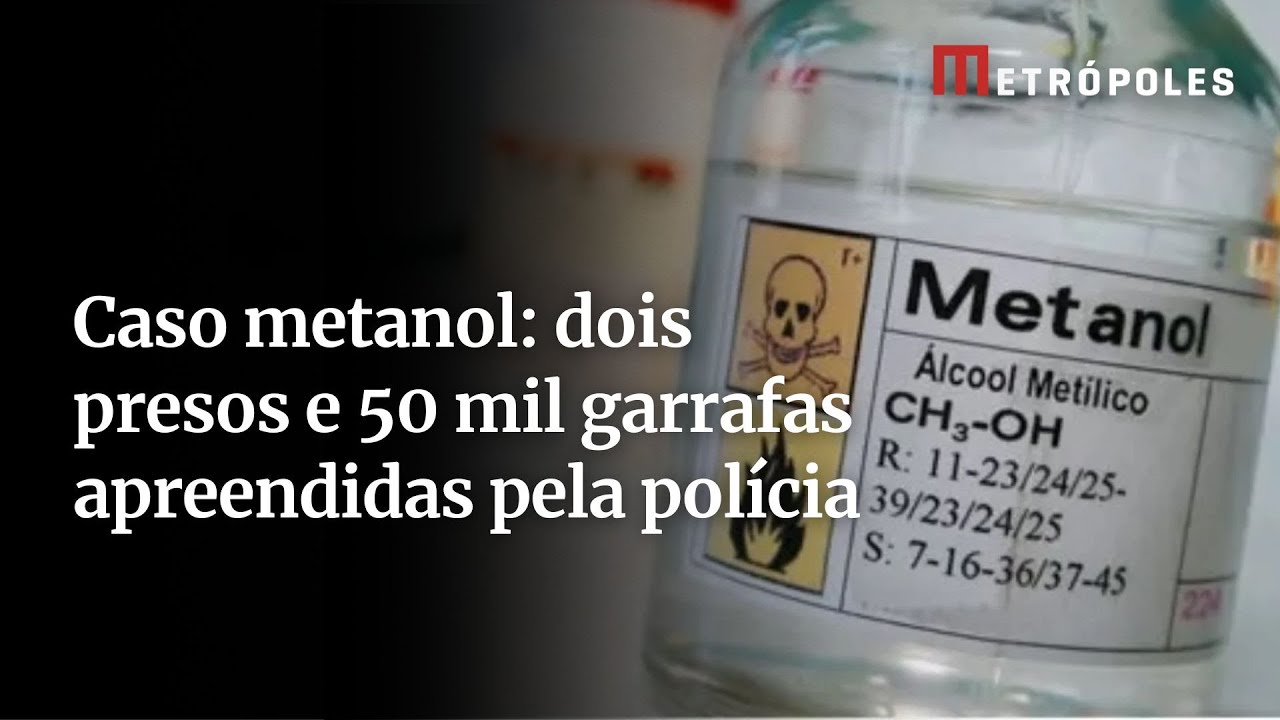 Polícia prende dois e apreende 50 mil garrafas em caso de intoxicação por metanol