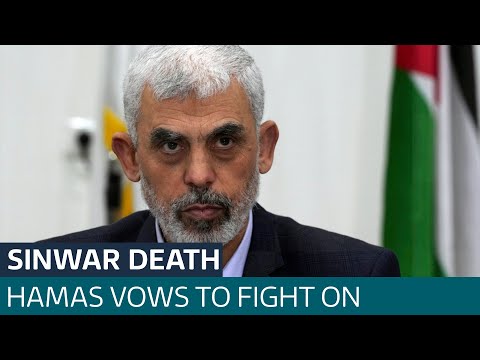 Hamas says it will fight on after confirming the death of its leader Yahya Sinwar in Gaza | ITV News
