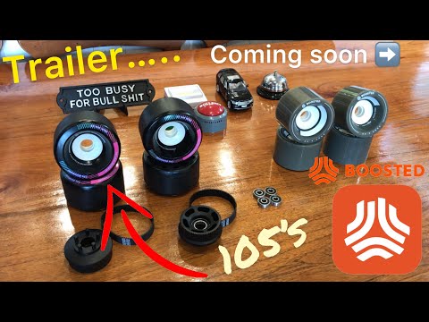 Boosted 105’s 72a Wheels -Trailer Teaser..Rare…but ..Still Available✅ -Andrew Penman EBoard Reviews