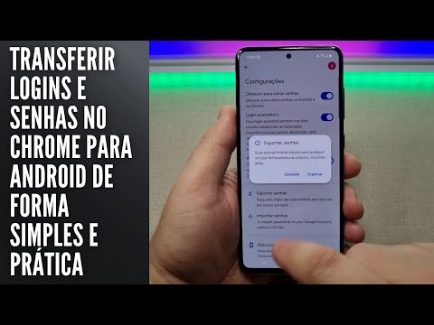 Transferir logins e senhas do Chrome para outras contas