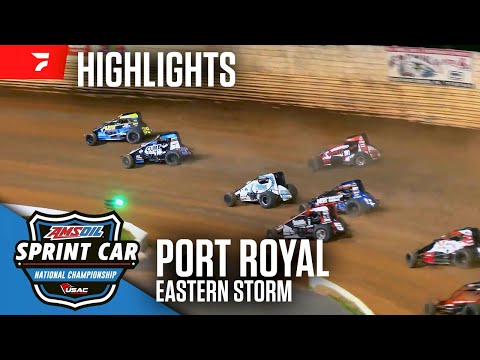 𝑯𝑰𝑮𝑯𝑳𝑰𝑮𝑯𝑻𝑺: USAC AMSOIL National Sprint Cars | Port Royal Speedway | Eastern Storm | June 21, 2025 - dirt track racing video image