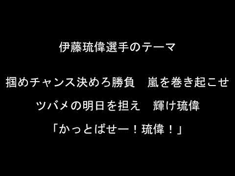 伊藤琉偉選手のテーマ【東京ヤクルトスワローズ】