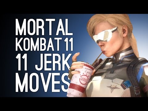 Mortal Kombat 11 Gameplay: 11 Jerk Moves from Johnny Cage, Cassie Cage, Sonya Blade - UCKk076mm-7JjLxJcFSXIPJA