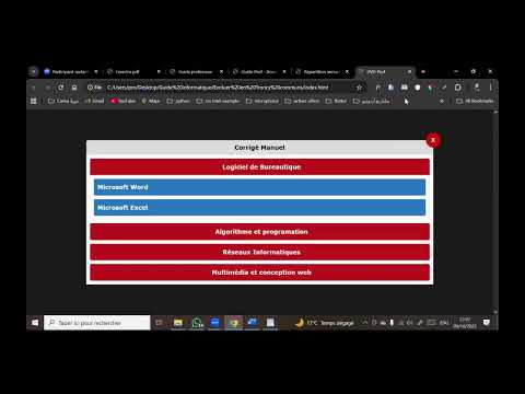 الحصة الثالثة | برنامج إعداد أستاذ المعلوميات | تأطير من طرف ذ: مـــحمد لعــــرارمــة