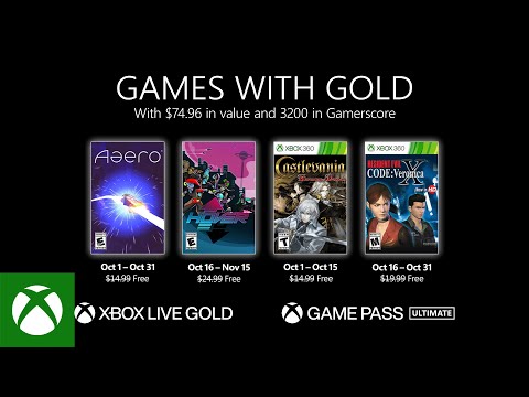 Xbox - October 2021 Games with Gold