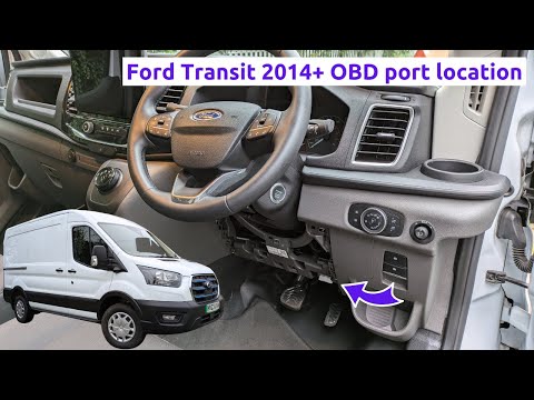 Ford Transit OBD port location (4th generation 2014 onwards)