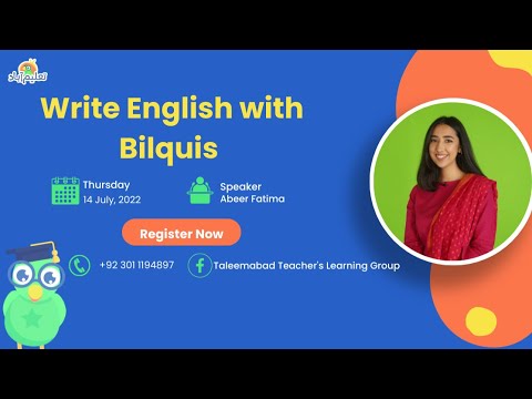 Write English with Bilquis