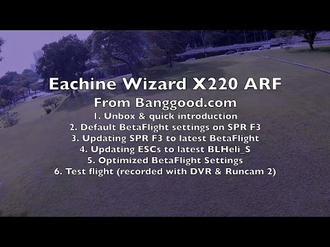 Eachine Wizard X220 ARF Review - UCWgbhB7NaamgkTRSqmN3cnw