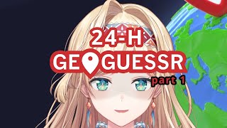 【Geoguessr】24 hours guessing geography - part 1【NIJISANJI | Layla Alst
