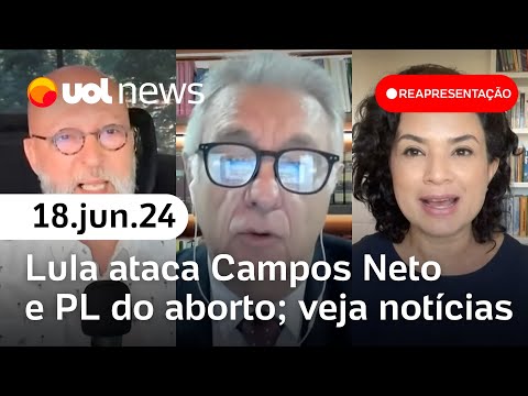 UOL News 1ª Edição com Josias, Maierovitch, Raquel Landim e+ | Reapresentação | 18/06/24 | Íntegra