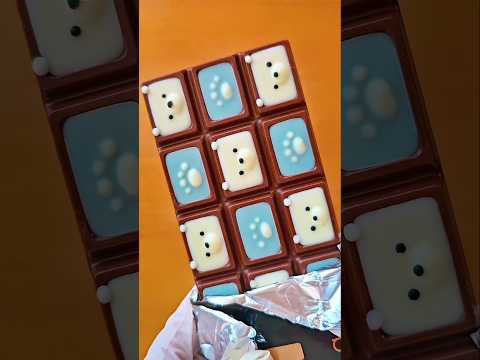 白熊の板チョコ出来ました！