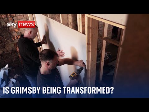 Wrecked houses in Grimsby transformed by community