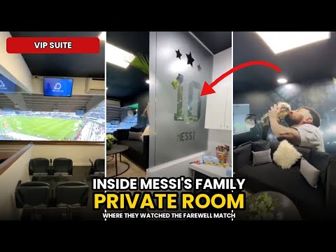 This was the room where Messi’s family <strong>watched</strong> his final match for Argentina😱