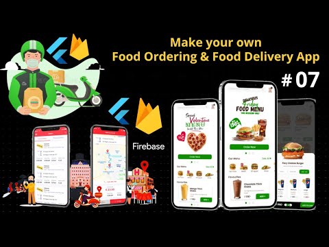 Online Food Ordering and Delivery System – Flutter iOS & Android UBER Eats Clone App with Firebase