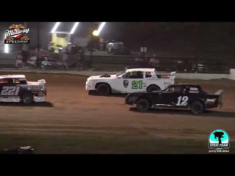 Feature Races - 7th Annual Gary Woodall Memorial  $500 to WIN Lebanon Midway Speedway - Aug 15 2025. - dirt track racing video image
