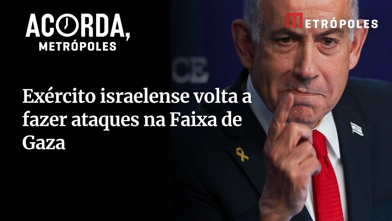 Netanyahu rompe cessarfogo e novos ataques deixam 104 mortos  TV Online Netanyahu rompe cessar fogo e novos ataques deixam 104 mortos