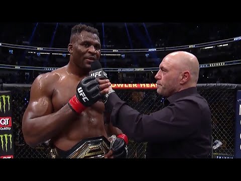 UFC 270: Francis Ngannou Octagon Interview