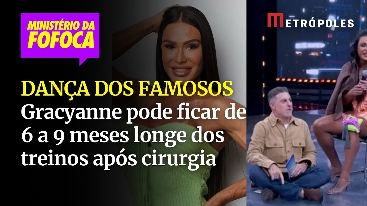 Acidente na Dança dos Famosos pode fazer Gracyanne Barbosa ficar longe dos treinos por até 9 meses