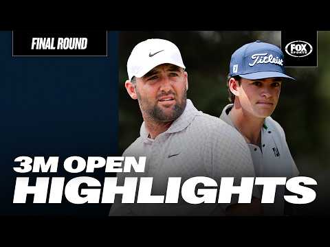 ⛳️ Scottie Scheffler vs. 21-year-old pro Jackson Koivun 😳 in TENSE final round | 3M Open Highlights
