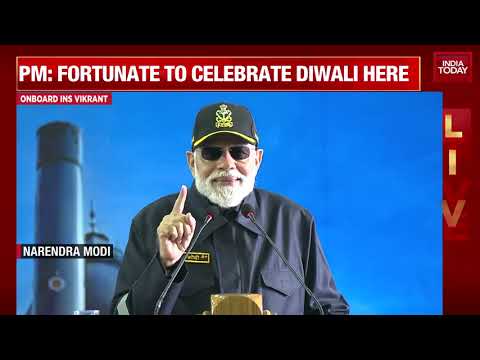 PM Modi's Diwali On INS Vikrant: A Powerful Message From India's Floating Fortress | PM Moid News