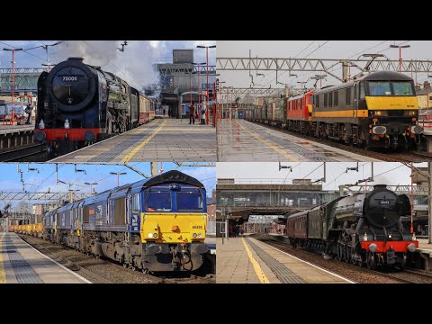 *Two Steam Trains* Trains at Stafford (17/02/22)
