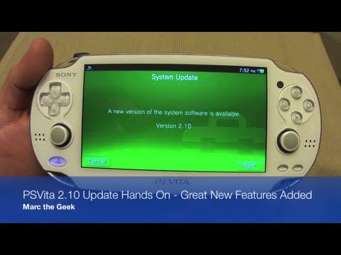 PSVita 2.10 Update Walkthrough - Great New Features - UCbFOdwZujd9QCqNwiGrc8nQ