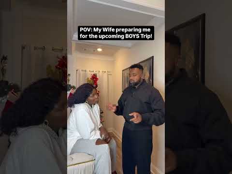 See what my wife made me do. All because I’m going on a boys trip 😭😭