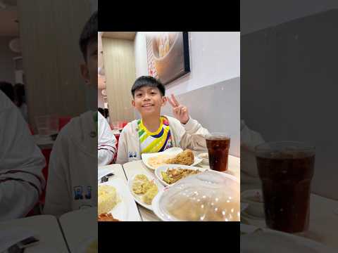 KYRIE’s TREAT AT CHOWKING THANK YOU 😍 #youtubesalary #sahodsayoutube