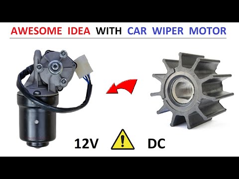 Do Not Throw Away your 12V Car Wind Shield Wiper DC Motor - Awesome Idea DIY