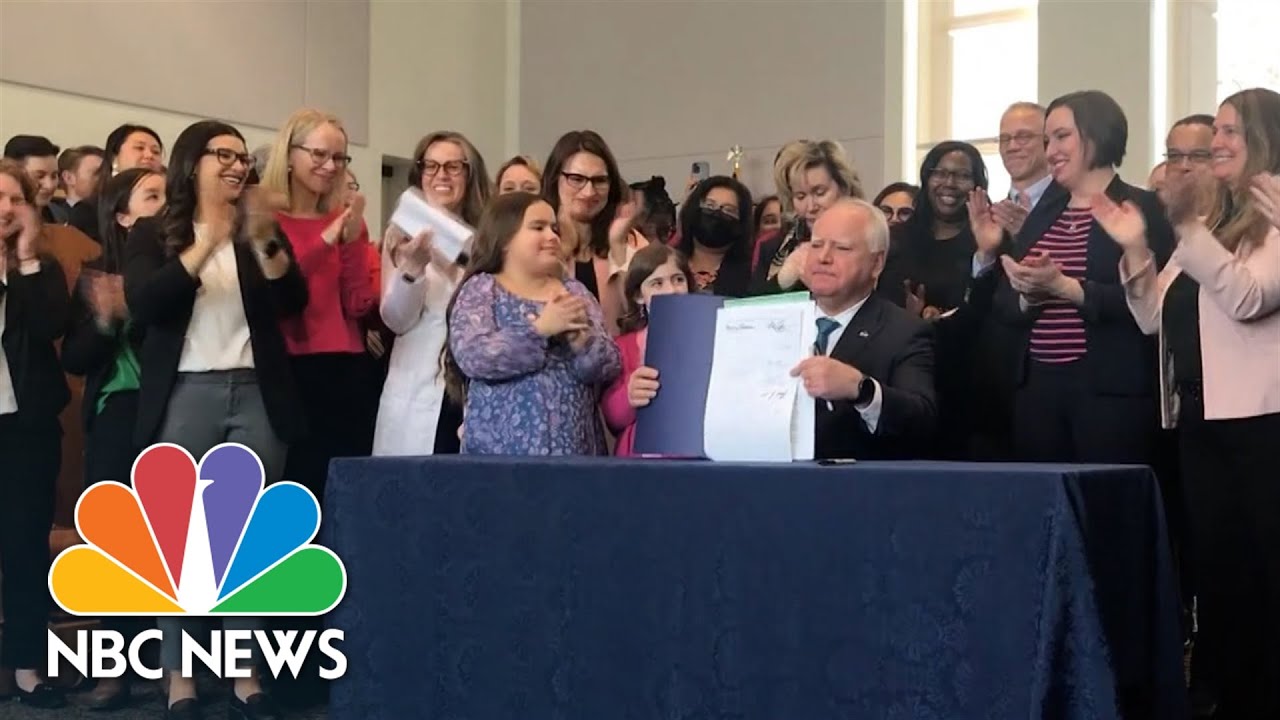 Minnesota governor signs reproductive rights bill into law