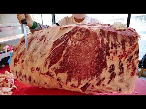 고기에 진심인 남자들! 소고기, 스테이크 달인 BEST 몰아보기 amazing knife skills! 6 best korean beef steak master collection