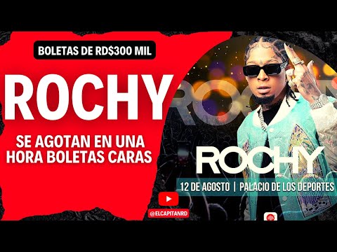 Rochy RD y los precios de su gran Concierto que tiene a la gente opinando