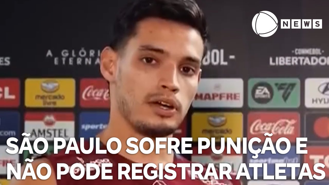 São Paulo sofre transfer ban e não pode registrar reforços