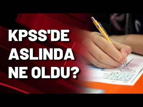 KPSS'DE ASLINDA NE OLDU? İşte o ayrıntılar...