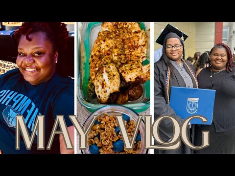 VLOG: Grizzlies Playoff Game Vlog + Meal Prep + My Cousin Graduates!