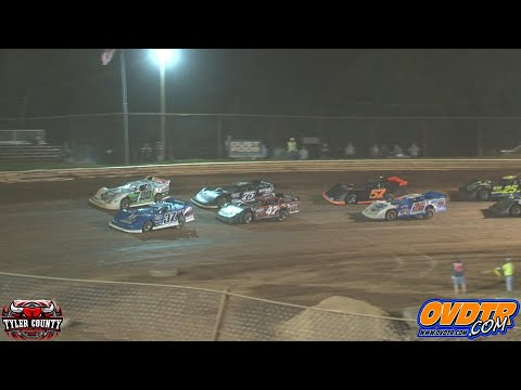 Tyler County Speedway Super Late Model &amp; RUSH Crate Features 8-17-2024 - dirt track racing video image