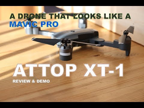 ATTOP XT-1 - An inexpensive MAVIC Toy Drone - Review - UCm0rmRuPifODAiW8zSLXs2A