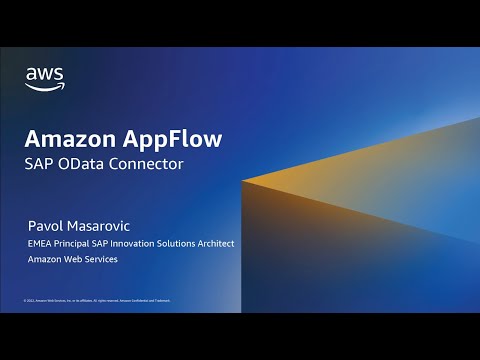 How to setup data flows between SAP Applications and AWS with Amazon AppFlow | Amazon Web Services
