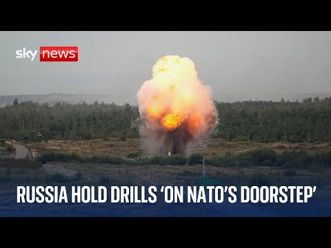 'Show of strength' as Russia & Belarus hold joint military drills 'on NATO's doorstep'