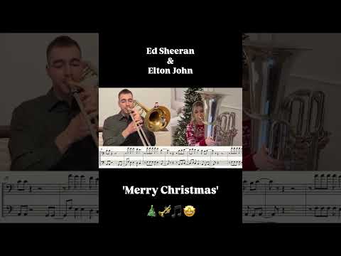 Ed Sheeran & Elton John - Merry Christmas - Double Brass - Short Video (Trombone & Tuba Cover)
